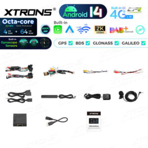 Android Autoradio Xtrons für Volkswagen/Skoda/Seat 4/64 GB – PX74MTVGS-11 CPII