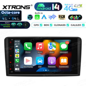 Android Autoradio Xtrons für Audi A3, S3, RS3 4/64 GB – PX84A3ALDABGS-04 CPII