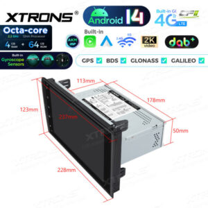 Android Autoradio Xtrons für Audi A3, S3, RS3 4/64 GB – PX84A3ALDABGS-11 CPII