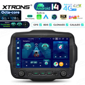 Android Autoradio Xtrons Jeep Renegade 6/128 GB – PXH94RGJLGS-03 CPII