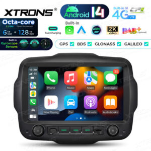 Android Autoradio Xtrons Jeep Renegade 6/128 GB – PXH94RGJLGS-04 CPII