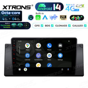 Android Autoradio Xtrons für BMW 5er E39, 7er E38 4/64 GB – PXP9439BGDAB-05 CPII