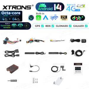 Android Autoradio Xtrons für BMW 5er E39, 7er E38 4/64 GB – PXP9439BGDAB-12 CPII