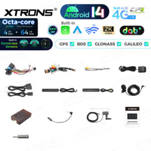Android Autoradio Xtrons für BMW/Rover/MG 4/64 GB – PXP9446BGDAB-10 CPII