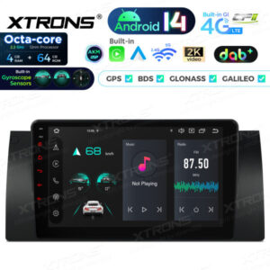 Android Autoradio Xtrons für BMW X5 E53 4/64 GB – PXP9453BGDAB-01 CPII