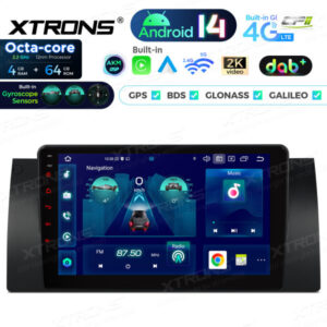 Android Autoradio Xtrons für BMW X5 E53 4/64 GB – PXP9453BGDAB-02 CPII