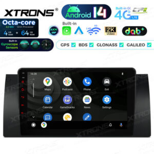 Android Autoradio Xtrons für BMW X5 E53 4/64 GB – PXP9453BGDAB-05 CPII