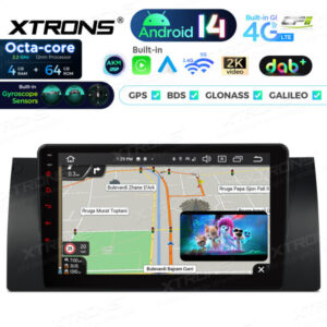 Android Autoradio Xtrons für BMW X5 E53 4/64 GB – PXP9453BGDAB-06 CPII