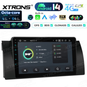 Android Autoradio Xtrons für BMW X5 E53 4/64 GB – PXP9453BGDAB-07 CPII