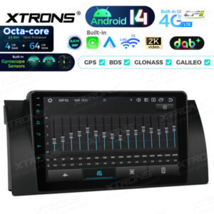 Android Autoradio Xtrons für BMW X5 E53 4/64 GB – PXP9453BGDAB-08 CPII