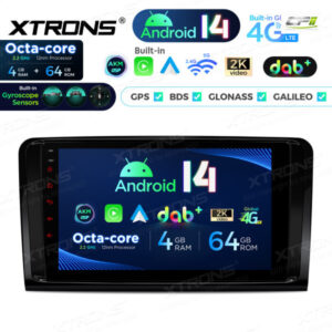 Android Autoradio Xtrons für Mercedes Benz GL-Klasse X164/ML-Klasse W164 4/64 GB – PXP94M164GDAB-02 CPII