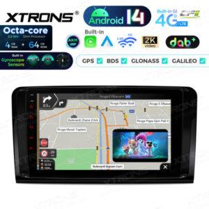 Android Autoradio Xtrons für Mercedes Benz GL-Klasse X164/ML-Klasse W164 4/64 GB – PXP94M164GDAB-06 CPII