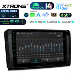 Android Autoradio Xtrons für Mercedes Benz GL-Klasse X164/ML-Klasse W164 4/64 GB – PXP94M164GDAB-07 CPII