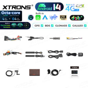 Android Autoradio Xtrons für Mercedes Benz GL-Klasse X164/ML-Klasse W164 4/64 GB – PXP94M164GDAB-12 CPII