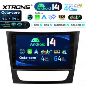 Android Autoradio Xtrons für Mercedes Benz CLS-/E-Klasse 4/64 GB – PXP94M211GDAB-02 CPII