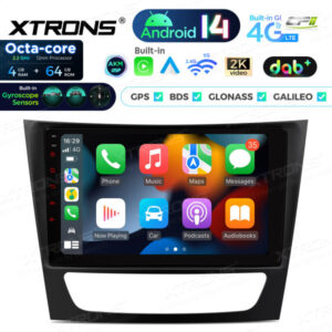 Android Autoradio Xtrons für Mercedes Benz CLS-/E-Klasse 4/64 GB – PXP94M211GDAB-04 CPII