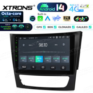 Android Autoradio Xtrons für Mercedes Benz CLS-/E-Klasse 4/64 GB – PXP94M211GDAB-09 CPII