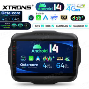 Android Autoradio Xtrons für Jeep Renegade 4/64 GB – PXP94RGJGDAB-03 CPII