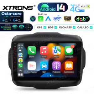 Android Autoradio Xtrons für Jeep Renegade 4/64 GB – PXP94RGJGDAB-04 CPII