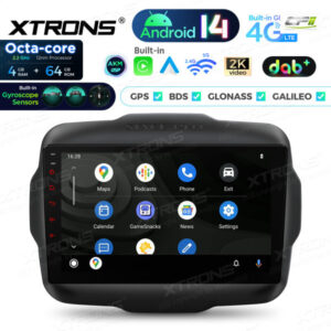 Android Autoradio Xtrons für Jeep Renegade 4/64 GB – PXP94RGJGDAB-05 CPII