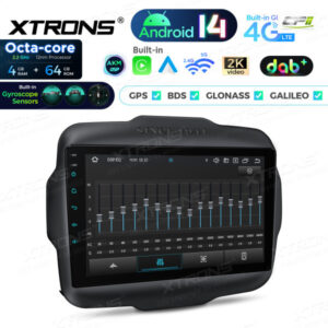 Android Autoradio Xtrons für Jeep Renegade 4/64 GB – PXP94RGJGDAB-08 CPII