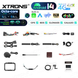 Android Autoradio Xtrons für Jeep Renegade 4/64 GB – PXP94RGJGDAB-12 CPII