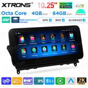 Android Autoradio Xtrons für Mercedes-Benz C-Klasse W204 4/64 GB – QAMS1440M12C40-07 CPII