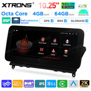 Android Autoradio Xtrons für Mercedes-Benz C-Klasse W204 4/64 GB – QAMS1440M12C40-10 CPII