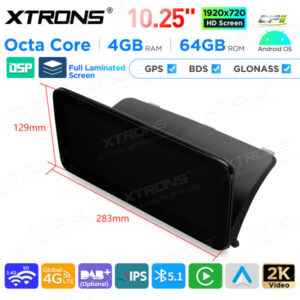 Android Autoradio Xtrons für Mercedes-Benz C-Klasse W204 4/64 GB – QAMS1440M12C40-12 CPII