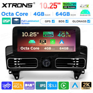 Android Autoradio Xtrons für Mercedes-Benz ML-Klasse / GL-Klasse X166 4/64 GB – QAMS1445M12ML45-02 CPII