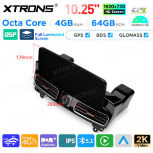 Android Autoradio Xtrons für Mercedes-Benz ML-Klasse / GL-Klasse X166 4/64 GB – QAMS1445M12ML45-12 CPII