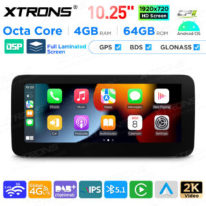 Android Autoradio Xtrons für Mercedes-Benz W176, X156, C117, W463 4/64 GB – QAMS1450-04 CPII