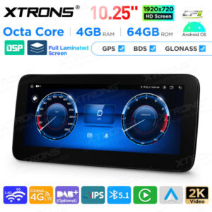 Android Autoradio Xtrons für Mercedes-Benz W176, X156, C117, W463 4/64 GB – QAMS1450-09 CPII