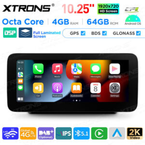 Android Autoradio Xtrons für Mercedes-Benz W205, X253, W446, W470 4/64 GB – QAMS1450M12C5-04 CPII
