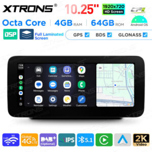 Android Autoradio Xtrons für Mercedes-Benz W205, X253, W446, W470 4/64 GB – QAMS1450M12C5-05 CPII