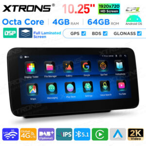 Android Autoradio Xtrons für Mercedes-Benz W205, X253, W446, W470 4/64 GB – QAMS1450M12C5-07 CPII
