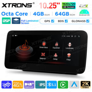 Android Autoradio Xtrons für Mercedes-Benz W205, X253, W446, W470 4/64 GB – QAMS1450M12C5-10 CPII