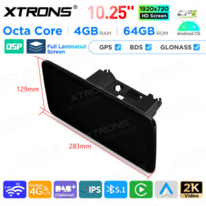 Android Autoradio Xtrons für Mercedes-Benz W205, X253, W446, W470 4/64 GB – QAMS1450M12C5-12 CPII