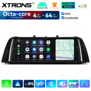 Android Autoradio Xtrons für BMW 5er NBT 4/64 GB – QDB10FVNB-06 CPII