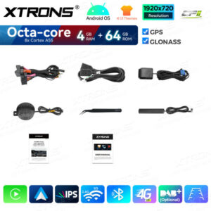 Android Autoradio Xtrons für BMW 5er NBT 4/64 GB – QDB10FVNB-12 CPII