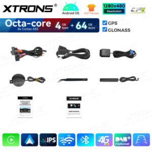 Android Autoradio Xtrons für BMW 3er/5er CIC 4/64 GB – QDB8060CI-11 CPII