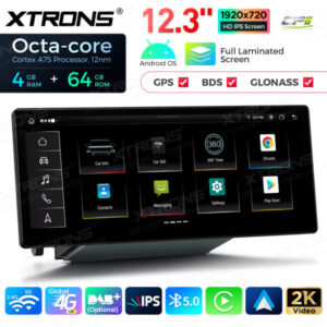 Android Autoradio Xtrons für Audi Q5 Q5L 4/64 GB – QLA23Q5NL-08 CPII