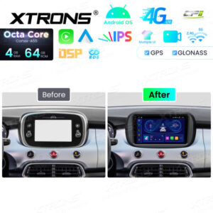Android Autoradio Xtrons für Fiat 500 4/64 GB – IDP9050XF-12 CPII