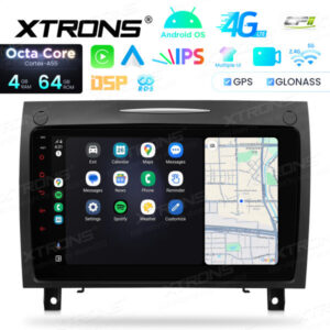 Android Autoradio Xtrons für Mercedes-Benz R171 4/64 GB – IDP90M350-05 CPII