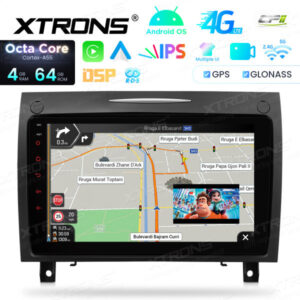 Android Autoradio Xtrons für Mercedes-Benz R171 4/64 GB – IDP90M350-06 CPII
