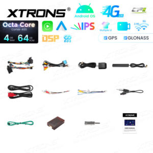 Android Autoradio Xtrons für Mercedes-Benz R171 4/64 GB – IDP90M350-11 CPII
