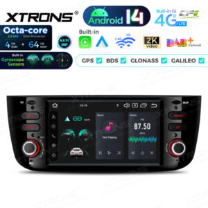 Android Autoradio Xtrons für Fiat Punto 4/64 GB – PX64GPFLGS-01 CPII
