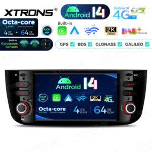 Android Autoradio Xtrons für Fiat Punto 4/64 GB – PX64GPFLGS-03 CPII
