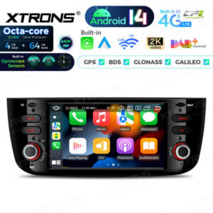 Android Autoradio Xtrons für Fiat Punto 4/64 GB – PX64GPFLGS-04 CPII
