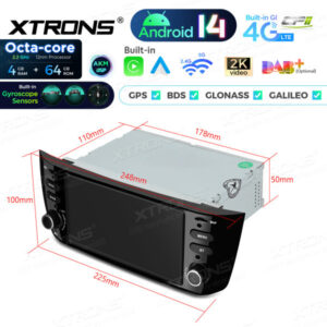Android Autoradio Xtrons für Fiat Punto 4/64 GB – PX64GPFLGS-10 CPII